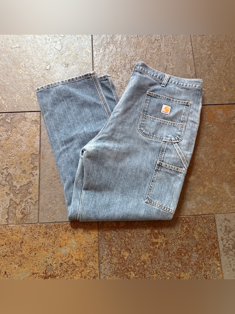 Carhartt Men’s Light Blue Carpenter Jeans